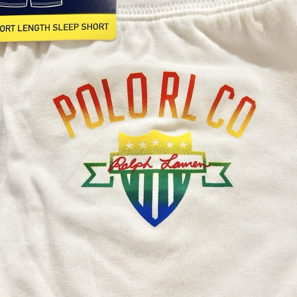 Polo Ralph Lauren Men’s Size M White 6 Inch Comfort Length Sleep Shorts - Picture 3 of 6